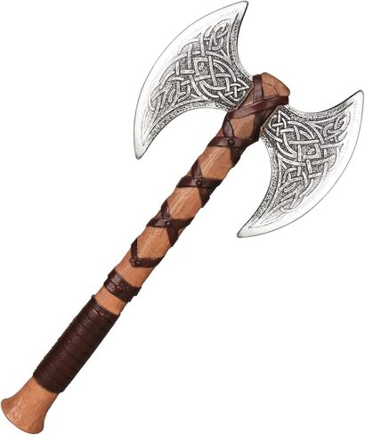 Viking Axe Props - 17 inches, Plastic Viking Fake Axe Accessories, Halloween Costume Props in Kuwait