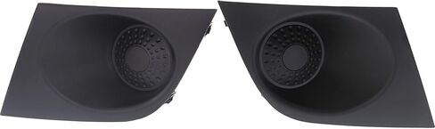 DAT AUTO PARTS Front Left Driver & Right Passenger Side Bumper Fog Light Cover Molding Trim Set of 2 Replacement for 2007-2012 Nissan Versa Black Textured NI1038111 NI1039111 62256EM30A 62257EM30A in Saudi Arabia