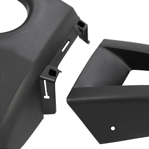 KUAFU Front Bumper Cover Compatible with 2006-2010 Hummer H3 2009-2010 Hummer H3T Replacement for 15264942 HU1000102 w/Fog Lamp Holes Black PP Plastic in Saudi Arabia