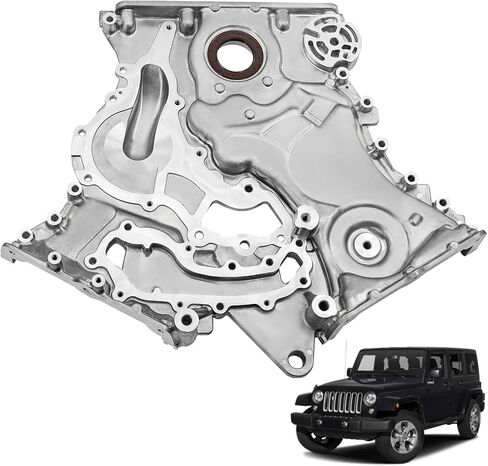 68079232AB Timing Chain Cover Compatible with Jeep Wrangler 3.6L 2012 2013 2014 2015 2016 2017 2018 68079231AD 68079231AE 68079231AC 68079231AB 68079231AA in Kuwait