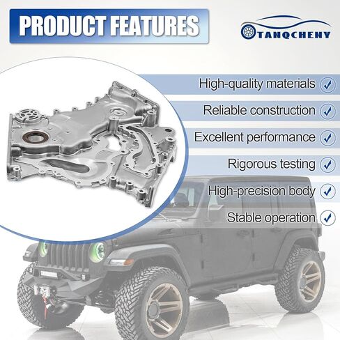 68079232AB Timing Chain Cover Compatible with Jeep Wrangler 3.6L 2012 2013 2014 2015 2016 2017 2018 68079231AD 68079231AE 68079231AC 68079231AB 68079231AA in Kuwait