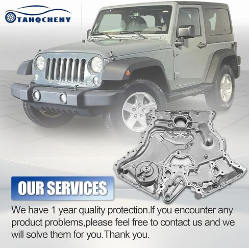 68079232AB Timing Chain Cover Compatible with Jeep Wrangler 3.6L 2012 2013 2014 2015 2016 2017 2018 68079231AD 68079231AE 68079231AC 68079231AB 68079231AA in Kuwait