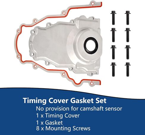 LS Front Timing Cover with Gasket Kit Compatible with GM Gen III LS1 LS6 4.8L 5.3L 5.7L 6.0L Engines in Kuwait