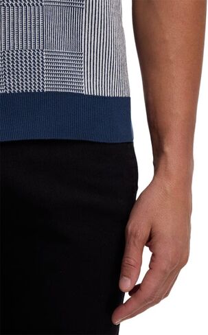 Paul Fredrick Men's Cotton Button Front Polo in Kuwait