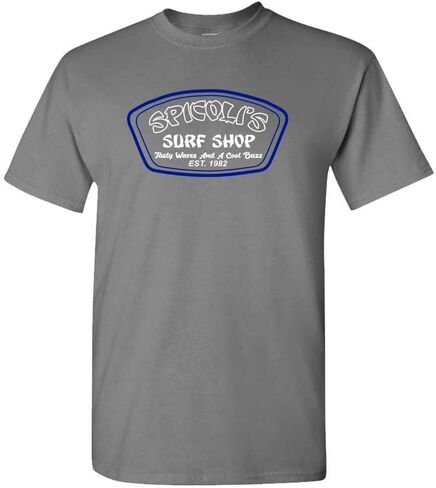 تي شيرت Guacamole Spicoli's Surf Shop كلاسيكي كلاسيكي من القطن للجنسين تي شيرت رجالي ونسائي فيلم تلفزيوني 80s ثقافة البوب ​​تي شيرت in Saudi Arabia
