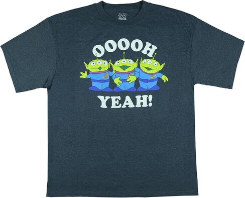 Toy Story T-Shirt Men's Oooh Yeah Green Alien Design Adult Short Sleeve Tee in Saudi Arabia