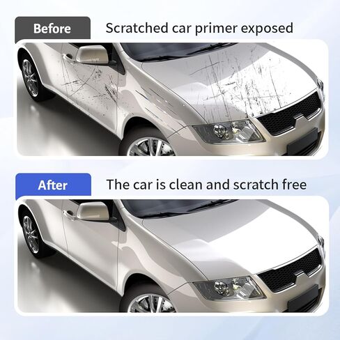 Magic Car Scratch Removal Pen, All Cars Magic Pen for Car Scratches, Quick Fix for Minor Paint Damage, 2 Pens with Sponge and Towel, 4-Piece Car Scratch Remover Kit in Kuwait