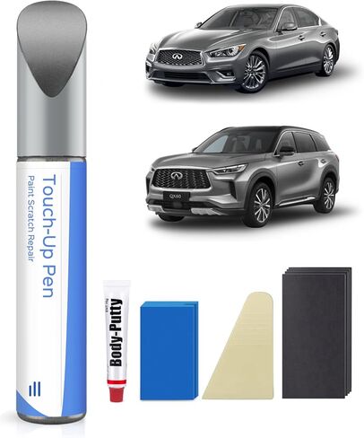 Gun Metallic(KAD) Touch Up Paint Repair Kit Compatible with Infiniti - DIY Kit Exactly Matches Chips and Nicks in Kuwait