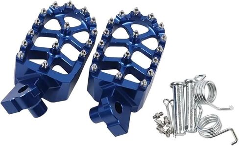 For Rieju for MRT for Pro Motorcycle Accessories Footrest Footpeg Foot Pegs Foot Pedals(Blue) in Saudi Arabia