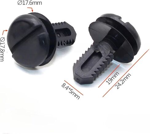 10X 51471945266 Trunk Lid Dash Battery Cover Shield Boot Lining Trim Clips For BMW E30 E91 E93 M3 E36 E46 E60 X3 E60 M5 E32 E83 distintivo in Kuwait