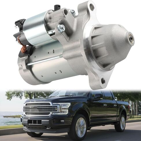 JL3Z-11002-A Starter Motor Fits for Ford F-150 5.0L V8 2018-2020, Fast & Strong Cranking, Plug and Play Direct Bolt-On, 12V 1.4KW, 13-Tooth CW Rotation in Saudi Arabia