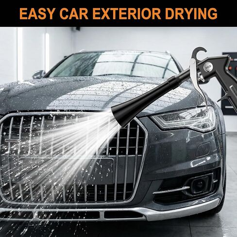 مسدس تنظيف السيارة، مسدس التنظيف الجاف، مسدس نفخ الهواء عالي الضغط للتفصيل التلقائي، أداة نفخ الهواء الدوامة تزيل الأوساخ والغبار والحطام بسرعة، مسدس تنظيف داخلي متوافق مع ضاغط الهواء in Kuwait