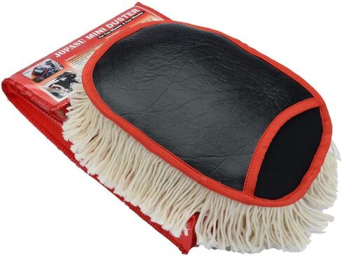 JOPASU Car & Mini Duster Combo – 100% Wax-Treated Cotton for Scratch-Free Cleaning | Regular Duster for Exterior & Mini Duster for Interior | Premium Microfiber, Reusable, Removes Dust & Debris in Saudi Arabia