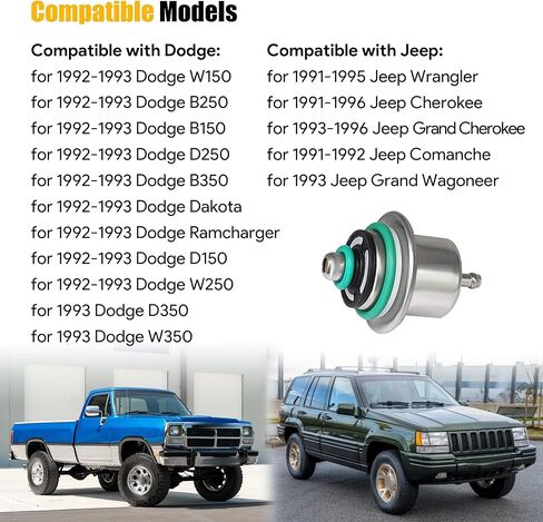 منظم ضغط حقن وقود السيارة لون برونزي مع حلقة معدنية مناسبة لسيارة جيب رانجلر 1991 1992 1993 1994 1995 لسيارة دودج داكوتا استبدال # 12460604 PR210 FP10071 FP10336 PR333 1176 53030001 5G119 in Kuwait