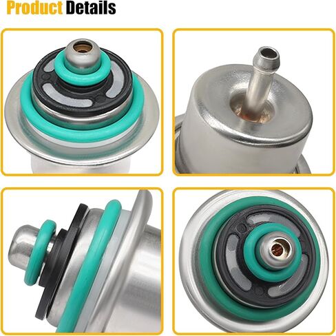 منظم ضغط حقن وقود السيارة لون برونزي مع حلقة معدنية مناسبة لسيارة جيب رانجلر 1991 1992 1993 1994 1995 لسيارة دودج داكوتا استبدال # 12460604 PR210 FP10071 FP10336 PR333 1176 53030001 5G119 in Kuwait