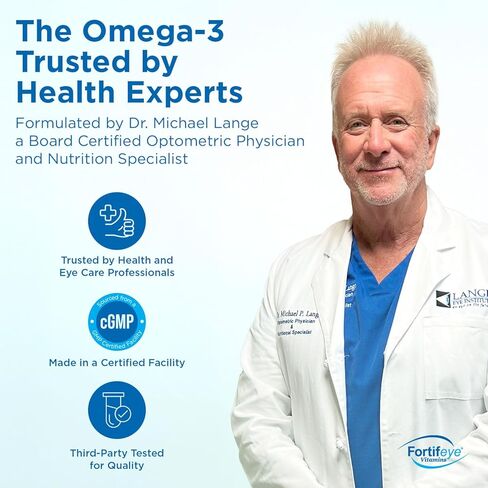 Fortifeye Vitamins Super Omega-3 Max Fish Oil, Lemon Flavor, Natural Triglyceride, 1200 EPA / 900 DHA Per Serv.- 30 Day, 60 Max Softgel Capsules in Kuwait