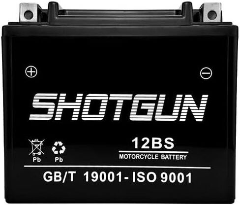 Shotgun Replacement YTX12-BS Battery for Suzuki V-Strom DR650 SV650 VL800 VZ800 GSXR1000 in Kuwait