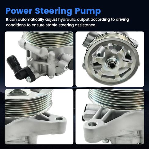 21-5495 مضخة توجيه كهربائية مع بكرة متوافقة مع Honda لـ 2008-2012 Accord، 2011-2012 Crosstour، 2011 Pilot، استبدل 215495 56100R40P05 in Kuwait