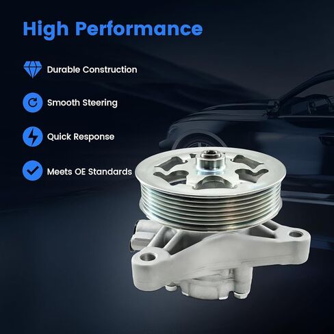 21-5495 مضخة توجيه كهربائية مع بكرة متوافقة مع Honda لـ 2008-2012 Accord، 2011-2012 Crosstour، 2011 Pilot، استبدل 215495 56100R40P05 in Kuwait