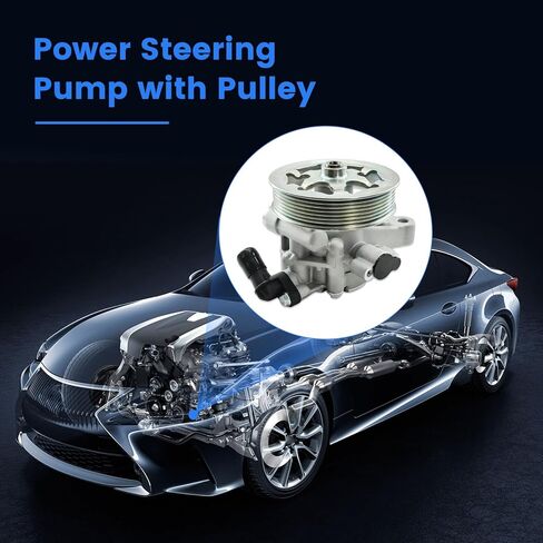 21-5495 مضخة توجيه كهربائية مع بكرة متوافقة مع Honda لـ 2008-2012 Accord، 2011-2012 Crosstour، 2011 Pilot، استبدل 215495 56100R40P05 in Kuwait