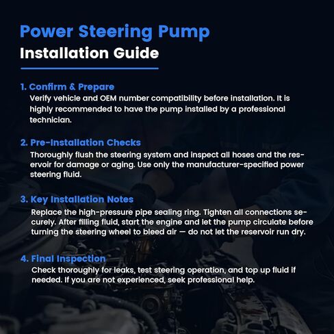 21-5495 مضخة توجيه كهربائية مع بكرة متوافقة مع Honda لـ 2008-2012 Accord، 2011-2012 Crosstour، 2011 Pilot، استبدل 215495 56100R40P05 in Kuwait