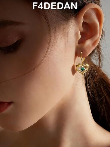 Irish Jewelry Claddagh Earrings for Women Dangle 925 Sterling Silver Gold Plated Triquetra Celtic Knot Heart Irish Gifts Made In Ireland in Saudi Arabia