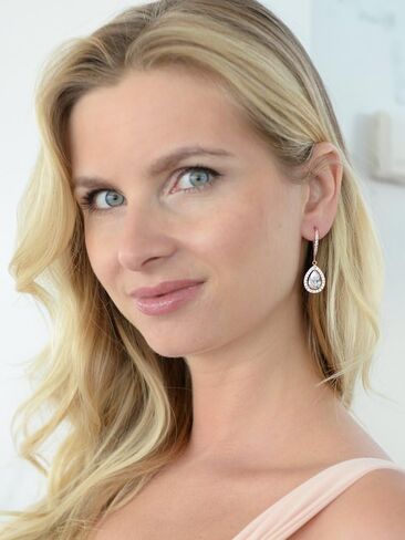 Mariell Cubic Zirconia Crystal Bridal Dangle Earrings, Drop Earrings with Euro Wire Tops, Wedding Earring for Women, Brides, Bridesmaids and Prom in Saudi Arabia