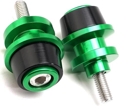 Motorcycle Swingarm Spools Slider Stand Screws CNC 8mm Compatible with Kawasaki Ninja 650 Ninja 400 Ninja 500 SE Ninja 1000 SX ZX-4RR ZX6R ZX-10R ZH2 in Kuwait