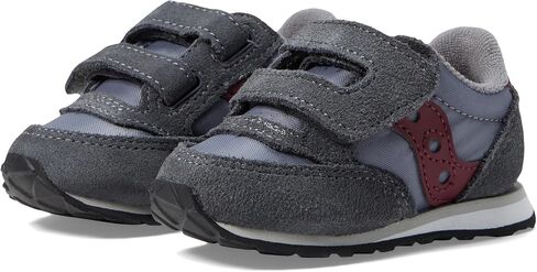 Saucony Jazz Hook & Loop Sneaker (Toddler/Little Kid), Grey/Navy/Green, 7 US Unisex in Kuwait