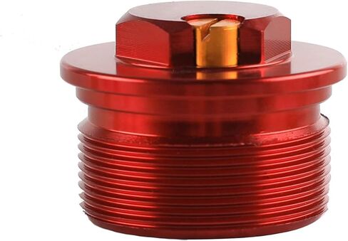 Red Aluminum Front Forks Axle Bolt Nut Cap Compatible with Dirt Pit Bikes Mini Bikes Front Suspension Fork Top Cap 40mm Diameter 22mm Height Offroad Motorcycle Parts & Accessories in Kuwait