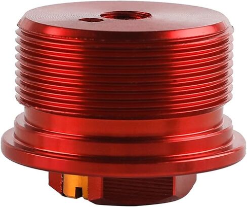 Red Aluminum Front Forks Axle Bolt Nut Cap Compatible with Dirt Pit Bikes Mini Bikes Front Suspension Fork Top Cap 40mm Diameter 22mm Height Offroad Motorcycle Parts & Accessories in Kuwait