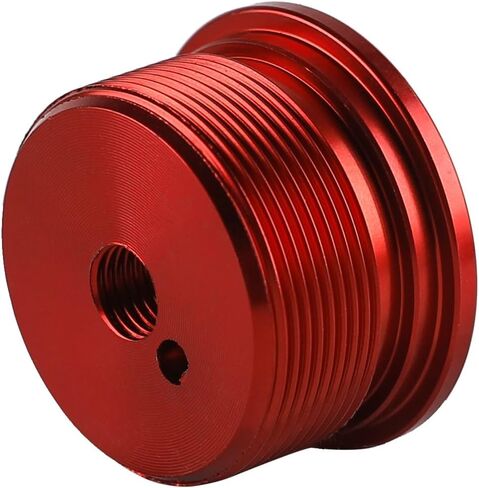 Red Aluminum Front Forks Axle Bolt Nut Cap Compatible with Dirt Pit Bikes Mini Bikes Front Suspension Fork Top Cap 40mm Diameter 22mm Height Offroad Motorcycle Parts & Accessories in Kuwait