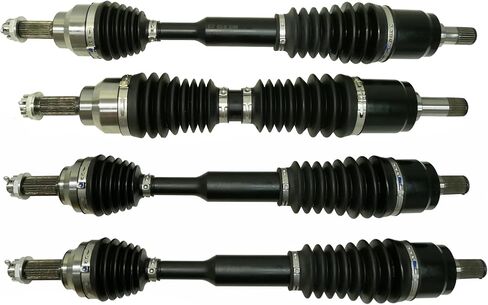 Monster XP Series Full CV Axle Set for Honda Pioneer 500 520 2015-2025 Front & Rear Telescoping Built Tough 4340 Chromoly Steel Direct Fit Factory Length with 4" of Travel in Kuwait
