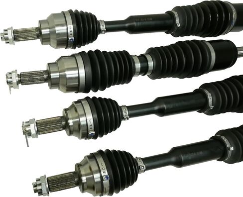 Monster XP Series Full CV Axle Set for Honda Pioneer 500 520 2015-2025 Front & Rear Telescoping Built Tough 4340 Chromoly Steel Direct Fit Factory Length with 4" of Travel in Kuwait