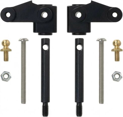 Aluminum Front Knuckle Arm Set for Tamiya ORV Chassis Blackfoot Monster Beetle The Frog Mud Blaster RC Off-Road Car Upgrades Parts in Saudi Arabia
