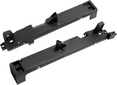Pair Radiator Support Side Bracket Compatible with 2006-2010 Ford Explorer Mercury Mountaineer Replacement for 6L2Z16152AA 6L2Z16153AA FO1225209 FO1225210 Black Plastic 2 Pieces in Kuwait