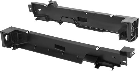Pair Radiator Support Side Bracket Compatible with 2006-2010 Ford Explorer Mercury Mountaineer Replacement for 6L2Z16152AA 6L2Z16153AA FO1225209 FO1225210 Black Plastic 2 Pieces in Kuwait