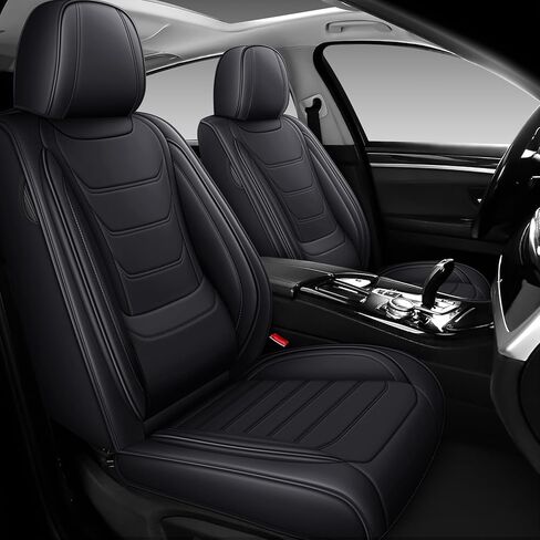 DHAEY Car Seat Covers for Mercedes-Benz GLB 250 2020-2026, Family Seat Covers, Nappa Leather, Wear-Resistant, Anti-Slip, Waterproof, 2PCS Front, Beige in Kuwait