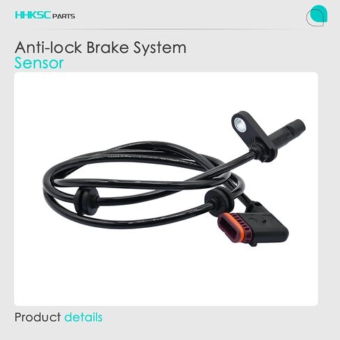 2pcs Rear Left and Right ABS Wheel Speed Sensor Compatible with Mercedes Benz C63 AMG E350 E550 2075400317 ALS2762 2 DoorBlack SeriesCoupe 10 11 12 13 2011 2012 2013 2010 in Kuwait