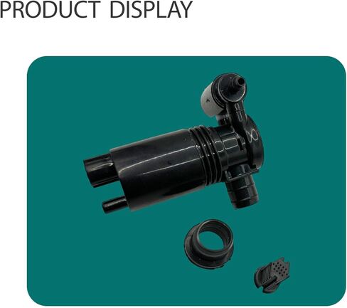 Black Windshield Washer Pump with Grommet Fit for Nissan Versa 2007-2012 for Juke 2011-2017 for NV1500 NV2500 NV3500 2016-2017 for Rogue Sport 28920-EL00A Car Front Water Washer Fluid Pump in Kuwait