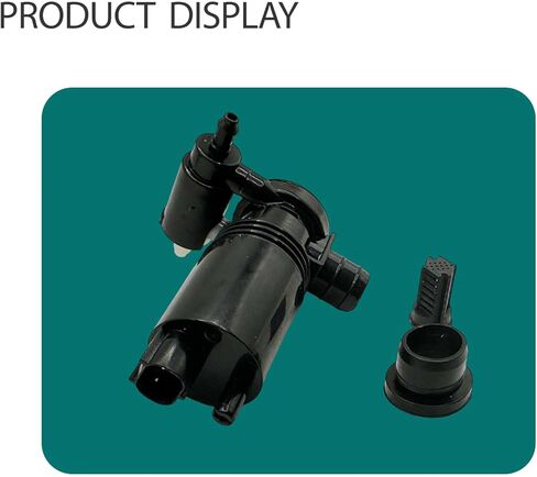 Black Windshield Washer Pump with Grommet Fit for Nissan Versa 2007-2012 for Juke 2011-2017 for NV1500 NV2500 NV3500 2016-2017 for Rogue Sport 28920-EL00A Car Front Water Washer Fluid Pump in Kuwait