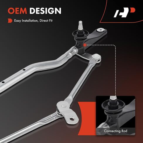 A-Premium Windshield Wiper Linkage Compatible with Jeep JL Series Wrangler 2019-2025, JT Series Gladiator 2020-2025 in Saudi Arabia