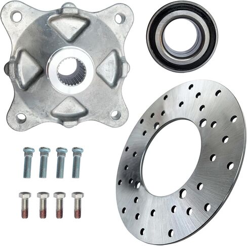 Rear Wheel Hub Bearing Brake Rotor Studs Kit Compatible with Polaris RZR 570 800 Sportsman 400 450 500 570 600 700 800 ACE Ranger 400 500 570 700 800 Diesel EV 2006-Up OEM # 5135113 3585502 in Saudi Arabia