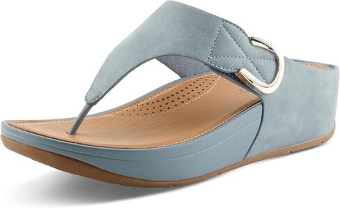 PATRIZIA Oceanfront-Lux Women’s Wedge Thong Sandal with Cushioned Comfort in Saudi Arabia