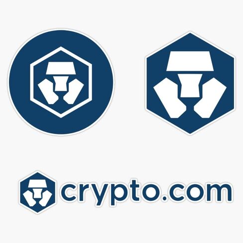Y3S Crypto Coin cryptocurrency -CRO Sticker Vinyl Bumper Sticker Decal Waterproof 5inch in Saudi Arabia