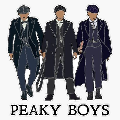 Peaky Boys: Peaky Blinders Bumper Sticker Vinyl Decal 5 inches in Kuwait