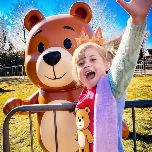 Blue Dog Ears Headbands For Girls, 1Pcs Cat Ear Headband Halloween Birthday Party Supplies Hair Accessories (Blue) in Kuwait