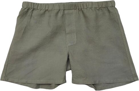 Linen Boxer for Men, Assorted Colors (US, Alpha, Medium, Regular, Regular, Warm Gray) in Saudi Arabia
