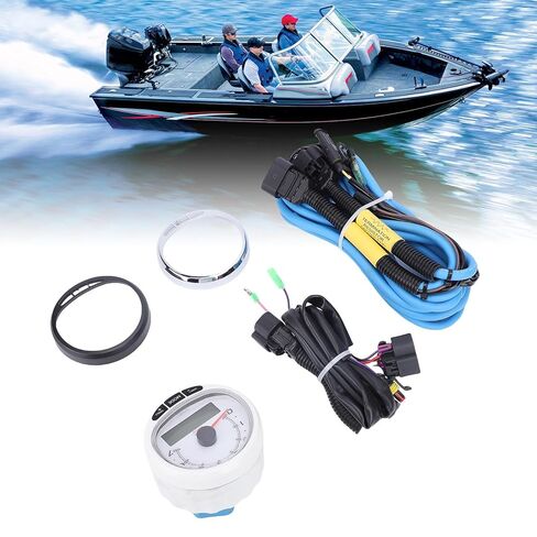 استبدال السرج 85 مم مع سرج الأسلاك، 7000 دورة في الدقيقة 79 8M0135634 شاشة LCD استبدال مقياس سرعة الدوران للقارب لـ Smart Craft SC1000 in Kuwait