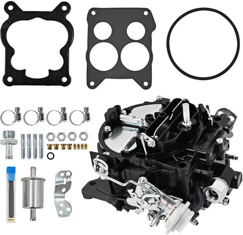 17080561 4 مكربن ​​بحري متوافق مع محرك روتشستر Quadrajet Mercruiser 260 350، استبدال # 1347-6492A1، 1347-7362A1، 1347-8292A4، 1347-9662A4 in Kuwait